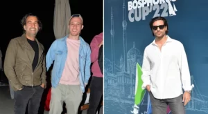 Kerem Bursin and Serkan Cayoglu Visited the Bosphorus Cup