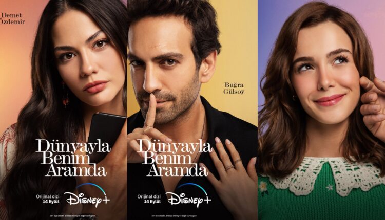 Which characters will Demet Ozdemir, Bugra Gulsoy and Hafsanur Sancaktutan play in '‘Dunyayla Benim Aramda'?