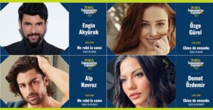 Engin Akyurek, Ozge Gurel, Alp Navruz and Demet Ozdemir were selected as the best of Spain!