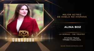 Alina Boz Won An Award At The Produ Awards!