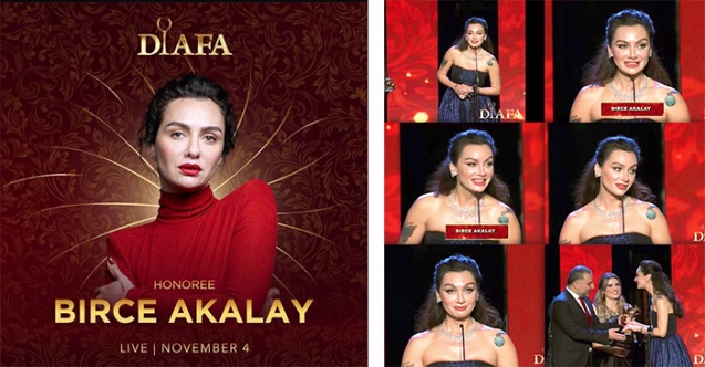 Birce Akalay received the 'International Actress of the Year' award